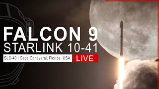 SpaceX Launches Starlink 10-41 Mission from Cape Canaveral, Florida