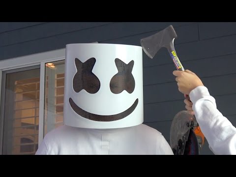 What's inside Marshmello Helmet?