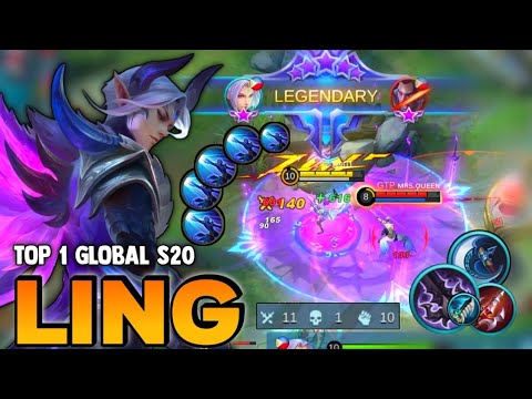 90% WIN RATE! LING BEST BUILD 2021 | TOP 1 GLOBAL LING GAMEPLAY | MOBILE LEGENDS✓