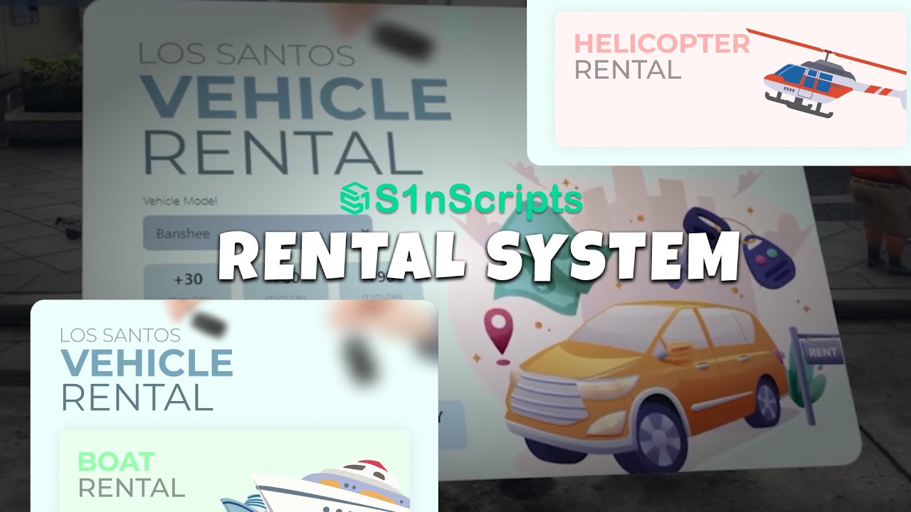 [ ESX | QBCore ] The Rental System thumbnail 2