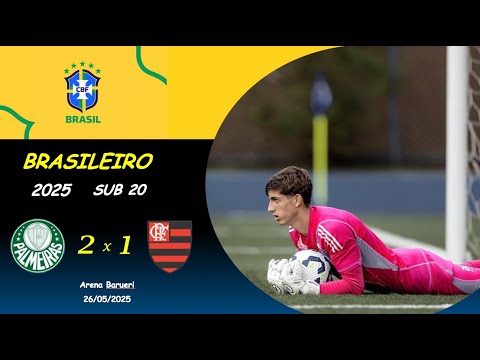 PALMEIRAS 2 x 1 FLAMENGO (Brazilian 2025 - Under 20)