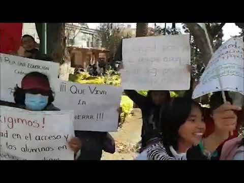Estudiantes de Chimalhuacán piden atención a escuelas del municipio