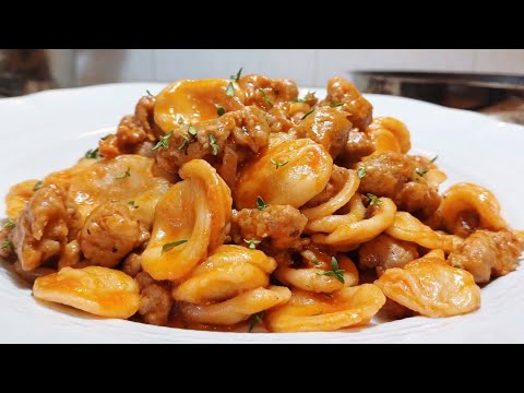 2 TOP RICETTE FACILI E VELOCI - PASTA CON #RAGÙ DI SALSICCIA 🔝