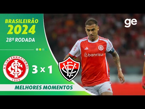 Gols e lances de Internacional x Vitória