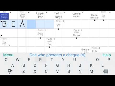 Clean Crosswords Video