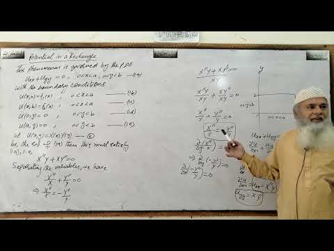 PDEs, Chp-6, Lec#2, Potential in a Rectangle