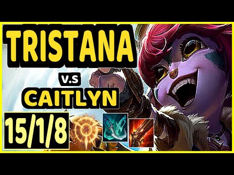 JUZINHO (TRISTANA) vs CAITLYN - QUADRAKILL 15/1/8 KDA BOTTOM ADC CHALLENGER GAMEPLAY - BR