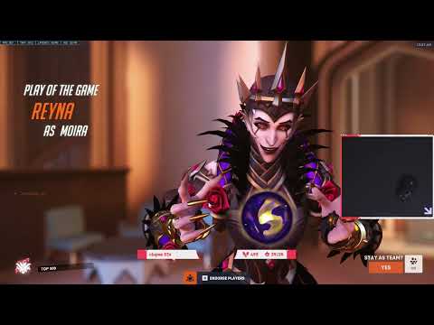 POTG MOIRA! Gale Adelade Moira God Overwatch 2 Season 5 Top 500 Gameplay