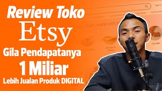 Riview Toko Etsy Pendapatan 1 Miliar Lebih | Etsy Tutorial
