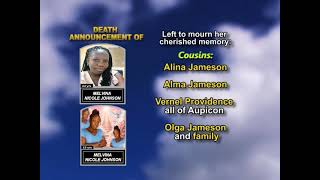Melvina Nichole Johnson ~ Long Obituary