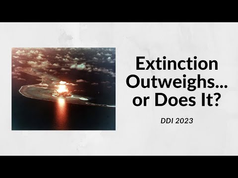 DDI 2023 - Extinction Outweighs... or Does It? - Butler