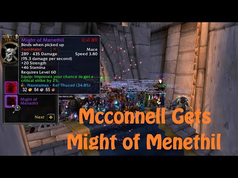 Mcconnell gets Might of Menethil