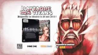 L'attaque des Titans - Trailer manga Pika