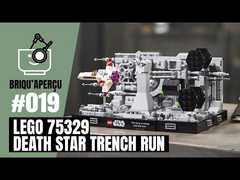 Vidéo LEGO Star Wars 75329 : Diorama de la poursuite dans les tranchées de l’Étoile de la Mort