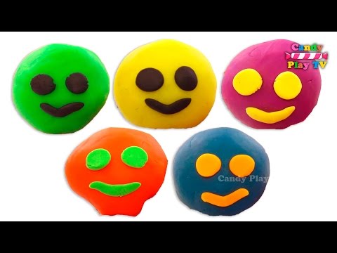 TOP Learn Colors Play-Doh Collection | Smiley Face Finger Family Song Nursery Rhymes Learning Video Video