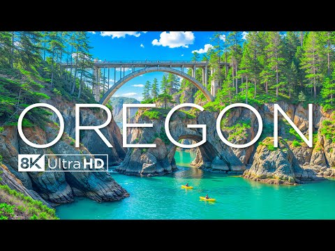 Oregon 8K UHD – The Pacific Wonderland: Majestic Waterfalls, Rugged Coastlines & Forest Trails