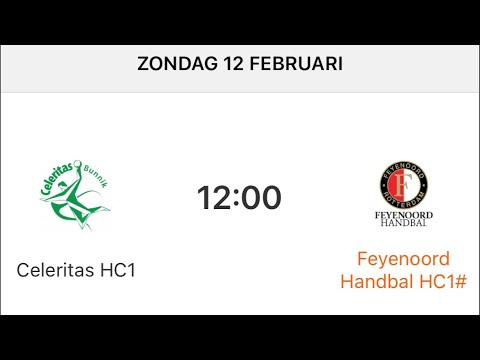 Feyenoord Handbal - Celeritas HC1