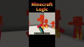Minecraft Logic #Minecraft #shorts  #lyrics #montagem