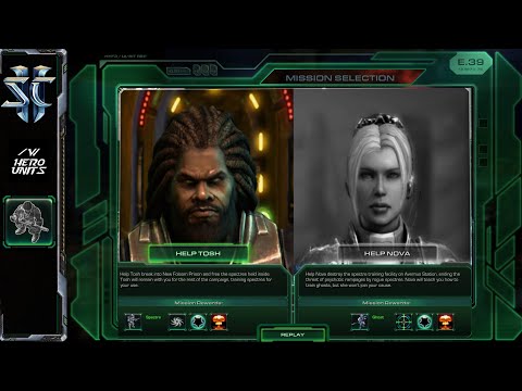 Starcraft II - Wings of Liberty Campaign - #11 Breakout (Brutal) [ttosh03a]