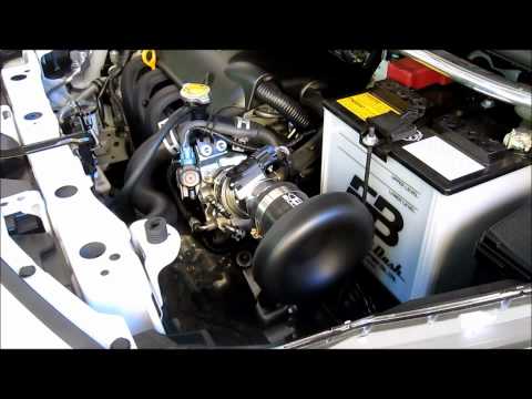 Yaris 1NZ-FE with BLOX 6 inch Diameter Velocity Stack, Air Filter Removed