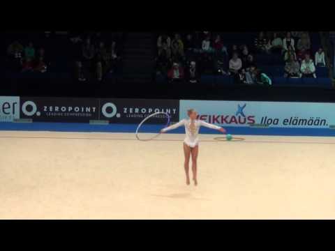 Emilie Holte NOR hoop Espoo World Cup 2016