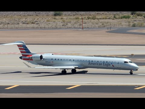 American Eagle (Mesa) Bombardier CRJ-900 [N951LR] takeoff from PHX