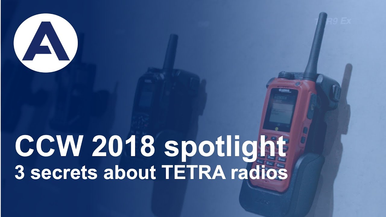 What are three secrets about TETRA radios that virtually no-one knows about?