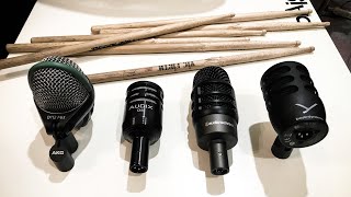 Video thumbnail for Kick Drum Mic Comparison | AKG D112MKll , Beyerdynamic TG D70 , Audio-Technica ATM250DE , AUDIX D6 | by Hsin Chuang