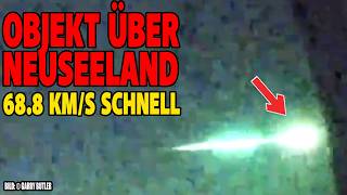 Objekt über Neuseeland - 68 km/s schnell