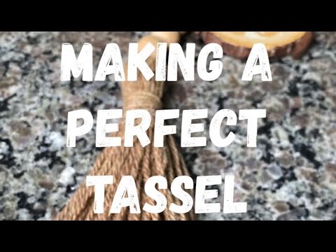 How to make a Tassel | Make a Jute Tassel | DIY Tassel