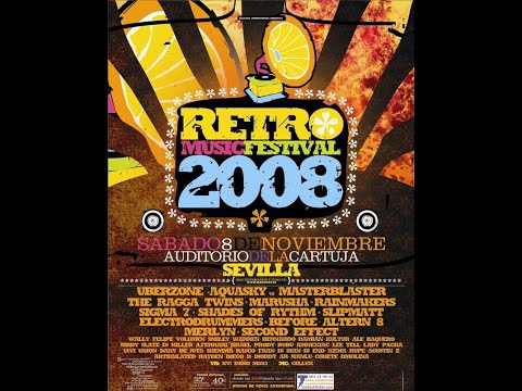 AQUASKY VS MASTERBLASTER VS THE RAGGA TWINS RETRO MUSIC FESTIVAL RAVEART AUDITORIO DE LA CARTUJA SEV