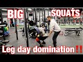 MASSIVE SQUAT/LEG DAY