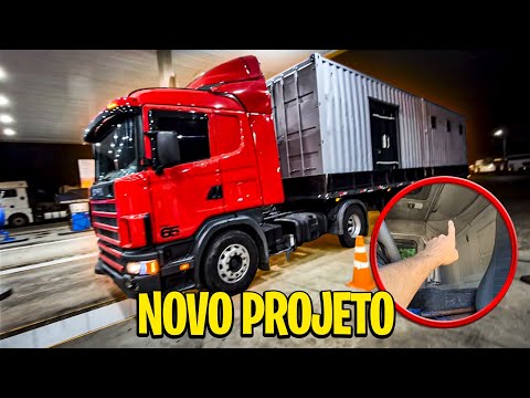 Starting with the project inside the Scania 124.