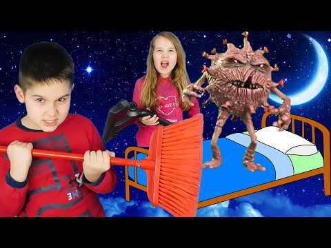 ČUDOVIŠTE BARTIKA ISPOD NAŠEG KREVETA. UPOMOOOOĆ 🌟HRISTINA KANAL🌟