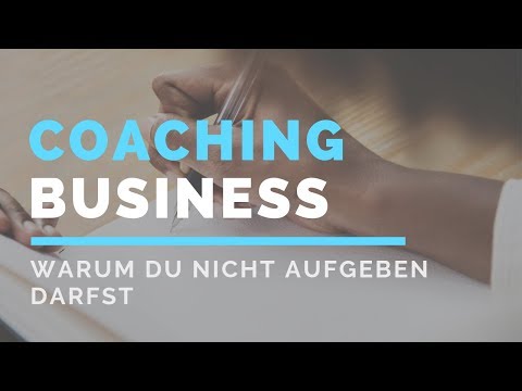 Warum du nicht aufgeben darfst...