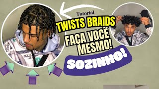 TUTORIAL TWISTS BRAIDS ✅🔥