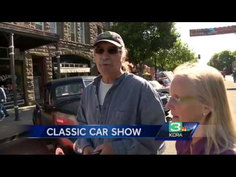 Thumbnail for Classic cars line the streets of downtown Woodland by classic cars