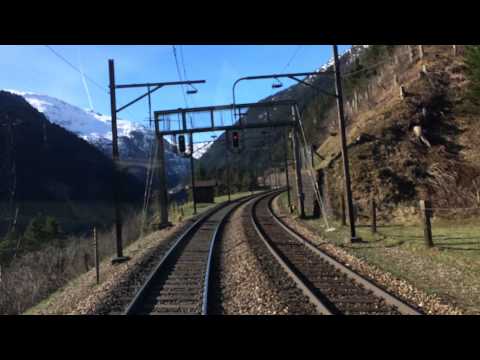 Führerstandsfahrt Arth-Goldau - Locarno