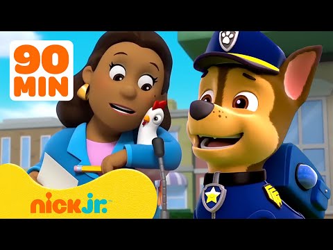 Capa de Patrulha Canina | Marshall da Patrulha Canina Resgata a Prefeita Goodway e a Galinheta! | Nick Jr.