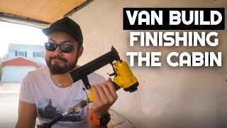 Finishing The Cabin | WALLS & FLOORS COMPLETE! | Vanlife | GMC Savana Van Conversion