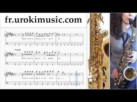 Cours de Saxophone Alto Prince Royce - Darte un Beso Partie#2 um-829