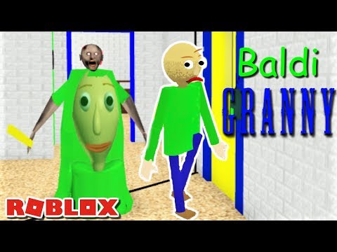 *NEW*😥BALDI VISITS HIS GRANDMA a.k.a BALDI GRANNY, BUT SOMETHING GOES WRONG!! | Roblox Video