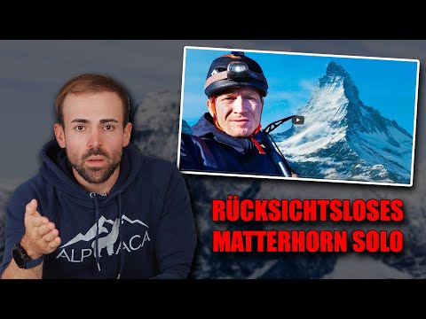 Why this Matterhorn solo was irresponsible and insane - the case of Magnus Midtbø