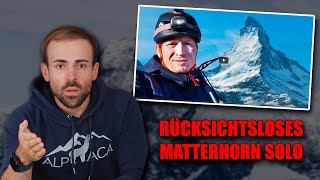 Warum dieses Matterhorn-Solo unverantwortlich und Irrsinn war - der Fall Magnus Midtbø