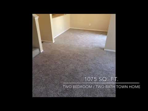 E - Two Bedroom / Two Bathroom Town Home 1075 sqft