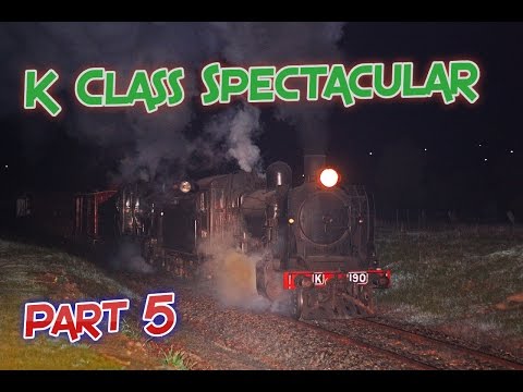 Australian Steam Trains - Mixed Night Freight Trains