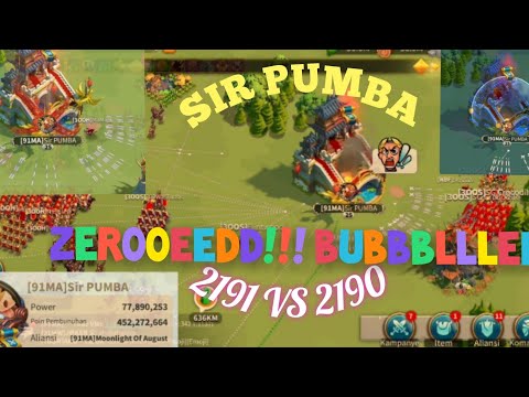 KVK 2 2191 VS 2190 Civil Warrr #riseofkingdoms