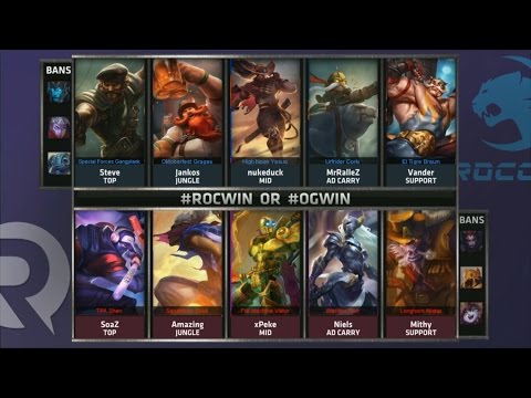 OG vs ROC Game 2 Highlights - ORIGEN vs ROCCAT - SEMIFINALS EU LCS SUMMER 2015 REGIONALS