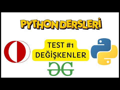 Değişkenler Test Geeks4Geeks | Python Dersleri #31 | CENG111, CENG240
