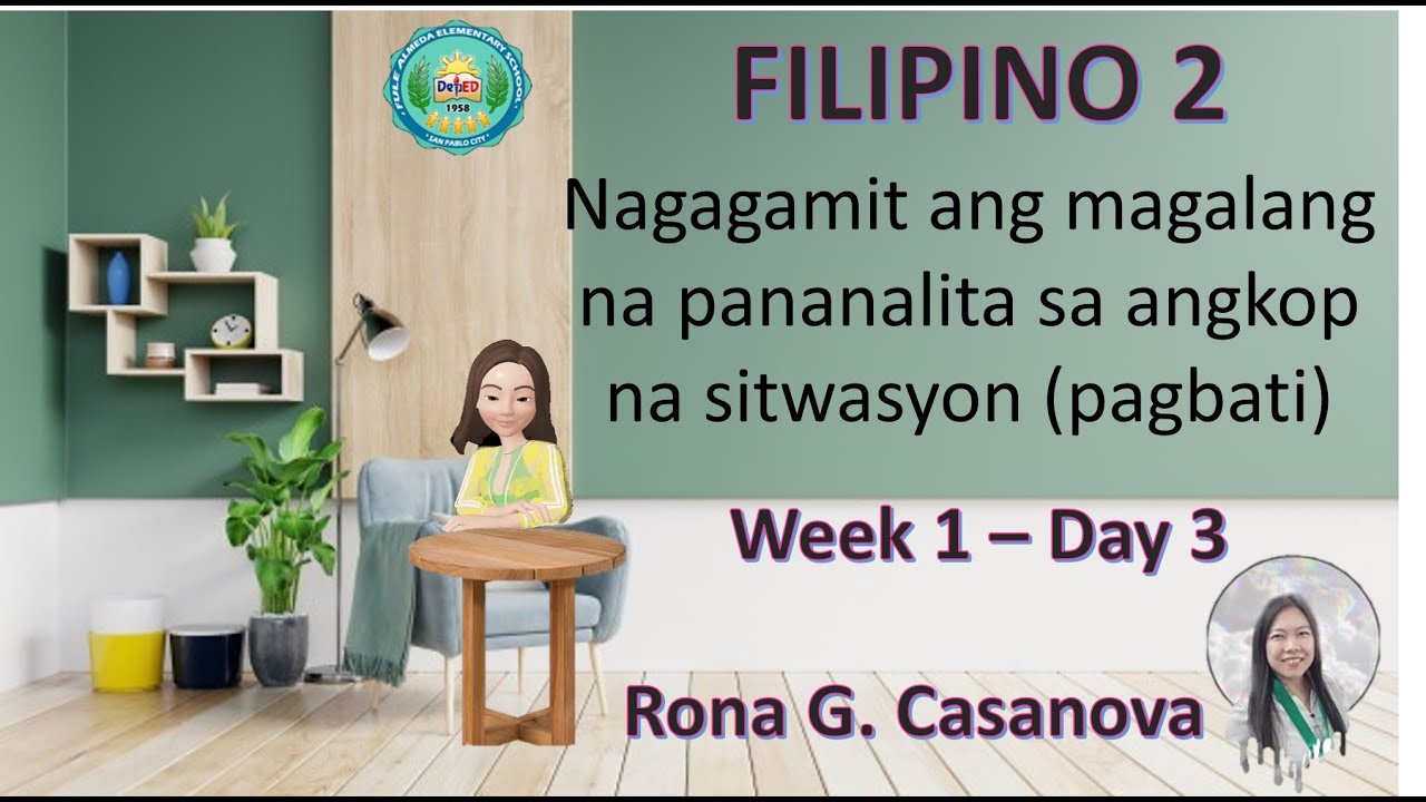 Filipino 2 Magagalang na Pananalita sa Pagbati